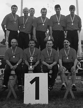 Endkampf Landesliga 1997 in Dietenbach Südbadischer Meister 640kg